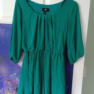 Green IZ Bryer dress - M
